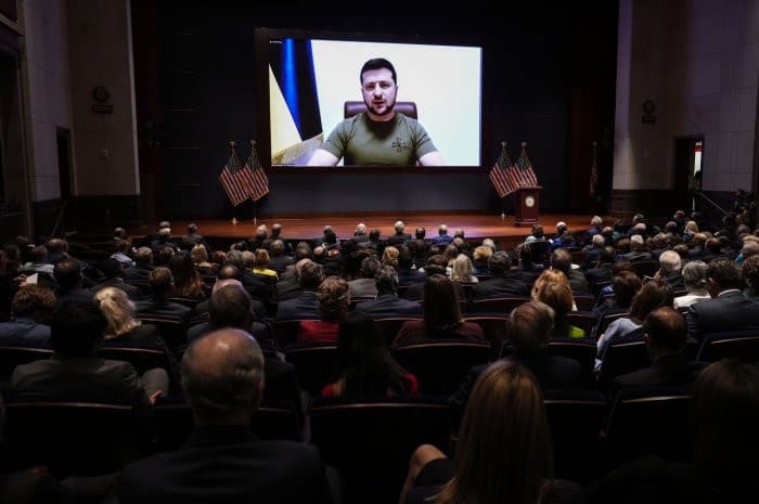 In address to Congress, Zelensky urges no-fly zone over Ukraine to stop Russian 'terror'
