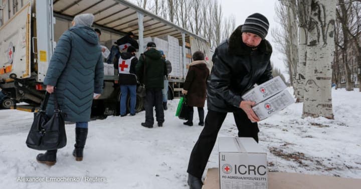 Nervous aid workers in Ukraine fear a humanitarian 'disaster'